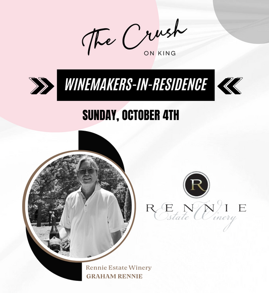 Sunday, October 4th - Rennie Estate Winery - Vineyard to Glass Experience